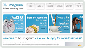 Website Design - BNI Irvine, Ayrshire