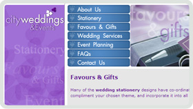 Website Design - City Weddings