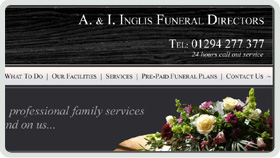 Website Design - A & I Inglis Funeral Directors