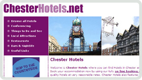 Website Design - Chester Hotels