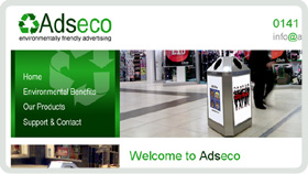 Website Design - Adseco Environmentally Friendly Advertising