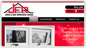 Website Design - JFR Joinery - Ayrshire