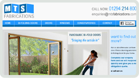 Website Design - MTS Fabrications Ayrshire