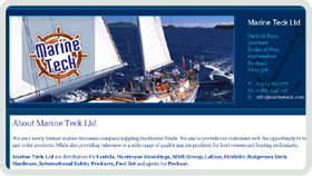 Website Design - Marine Teck