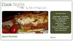Website Design - Cook Nights